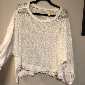 Free People Oversized Knit Top
